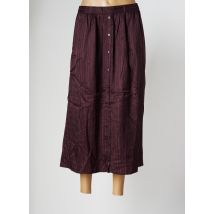 ELSA ESTURGIE - Jupe longue violet en viscose - Femme - Taille 38 - Modz