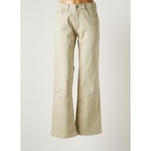 PARA MI - Jeans coupe large beige en coton - Femme - Taille 48 - Modz