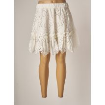 Y.A.S - Jupe courte blanc en coton - Femme - Taille 38 - Modz