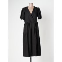 BELLE PIÈCE - Robe mi-longue noir en coton - Femme - Taille 34 - Modz