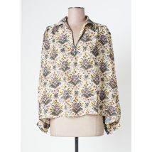 BELLE PIÈCE - Blouse beige en viscose - Femme - Taille 38 - Modz