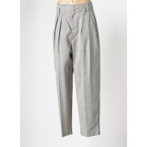 ISABEL MARANT - Pantalon droit gris en laine vierge - Femme - Taille 36 - Modz