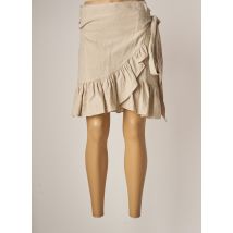 ISABEL MARANT - Jupe courte beige en lin - Femme - Taille 36 - Modz