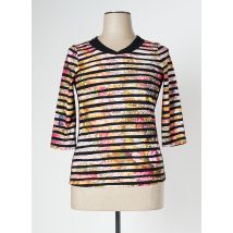 SOMMERMANN - T-shirt noir en polyester - Femme - Taille 42 - Modz