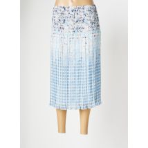 SOMMERMANN - Jupe mi-longue bleu en polyester - Femme - Taille 42 - Modz