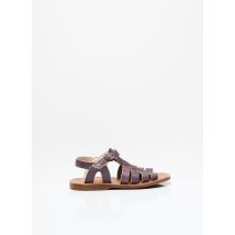 ASTER - Spartiates violet en cuir - Fille - Taille 24 - Modz