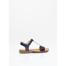SHOO POM - Sandales/Nu pieds bleu en cuir pour fille - Taille 27 - Modz