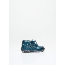 LITTLE MARY - Bottillons bleu en cuir - Fille - Taille 22 - Modz