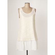 DEUX TWO - Robe courte beige en coton - Femme - Taille 40 - Modz