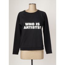 ARTISTS - Sweat-shirt noir en coton - Femme - Taille 34 - Modz