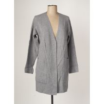 ETINCELLE - Gilet manches longues gris en viscose - Femme - Taille 38 - Modz