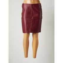 ICHI - Jupe courte rouge en polyurethane - Femme - Taille 34 - Modz