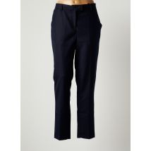 MAISON LAB - Pantalon chino bleu en polyester - Femme - Taille 34 - Modz