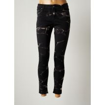 PLEASE - Pantalon slim noir en coton - Femme - Taille 34 - Modz