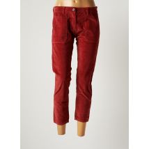 JOHANNA PARIS - Pantacourt rouge en coton - Femme - Taille 40 - Modz