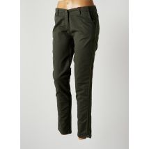 JOHANNA PARIS - Pantalon slim vert en coton - Femme - Taille 40 - Modz