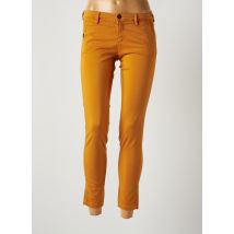 TEDDY SMITH - Pantalon 7/8 jaune en coton - Femme - Taille W25 - Modz