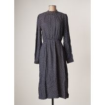 LOUCHE - Robe mi-longue bleu en viscose - Femme - Taille 38 - Modz