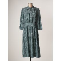LOUCHE - Robe mi-longue vert en polyester - Femme - Taille 40 - Modz