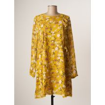 GRACE & MILA - Robe courte jaune en polyester pour femme - Taille 38 - Modz