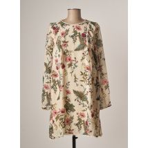 GRACE & MILA - Robe courte beige en polyester - Femme - Taille 38 - Modz