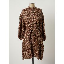 AMERICAN VINTAGE - Robe mi-longue marron en viscose - Femme - Taille 34 - Modz