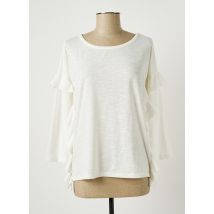 PLEASE - Top blanc en viscose - Femme - Taille 40 - Modz