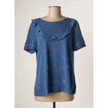 GRACE & MILA - Top bleu en polyester pour femme - Taille 38 - Modz