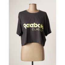 REEBOK - T-shirt gris en polyester - Femme - Taille 36 - Modz