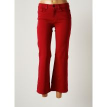 ICHI - Pantalon 7/8 rouge en coton - Femme - Taille W26 - Modz