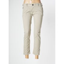 DONOVAN - Pantalon 7/8 beige en coton pour femme - Taille W30 - Modz