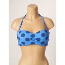 LINGADORE - Haut de maillot de bain bleu en polyamide - Femme - Taille 42 - Modz