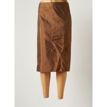 COSTURA 40 - Jupe mi-longue marron en polyester - Femme - Taille 52 - Modz