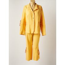 FRED SABATIER - Ensemble pantalon orange en polyester - Femme - Taille 44 - Modz