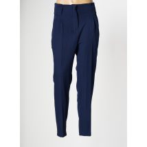 SMASHED LEMON - Pantalon chino bleu en polyester - Femme - Taille 40 - Modz