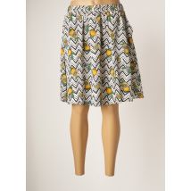 SMASHED LEMON - Jupe mi-longue blanc en polyester - Femme - Taille 38 - Modz