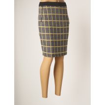 SMASHED LEMON - Jupe mi-longue noir en polyester - Femme - Taille 38 - Modz