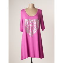 YOEK - Robe mi-longue violet en viscose - Femme - Taille 42 - Modz