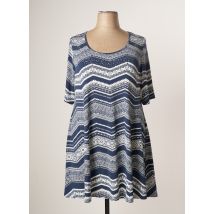 YOEK - Robe mi-longue bleu en polyester - Femme - Taille 46 - Modz