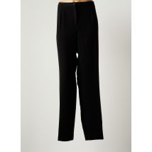 ATIAN - Pantalon droit noir en polyester - Femme - Taille 54 - Modz