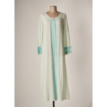 CHRISTOPHE SAUVAT - Robe longue bleu en coton - Femme - Taille 36 - Modz