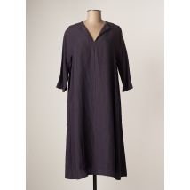 APUNTOB - Robe mi-longue violet en lin - Femme - Taille 36 - Modz