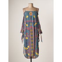 CONDITIONS APPLY - Robe mi-longue bleu en viscose - Femme - Taille 40 - Modz