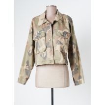 VANILLA - Veste casual vert en coton - Femme - Taille 36 - Modz