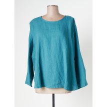 APUNTOB - Blouse bleu en lin - Femme - Taille 38 - Modz