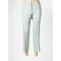 SARTORIAL - Pantalon 7/8 bleu en acetate - Femme - Taille 42 - Modz