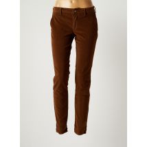 MAISON CLOCHARD - Pantalon chino marron en coton - Femme - Taille W29 - Modz