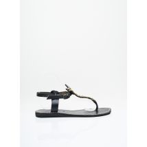 LAIDBACK LONDON - Tongs noir en cuir - Femme - Taille 36 - Modz