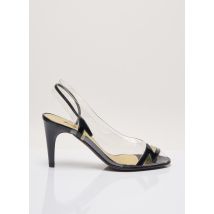 AZUREE - Sandales/Nu pieds noir en cuir pour femme - Taille 35 - Modz