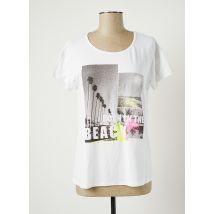 B&M - T-shirt blanc en viscose - Femme - Taille 38 - Modz